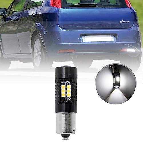 ✅ Luminosità super elevata: 300% più luminosa delle alogene di serie, ogni lampadina di riserva P21w è dotata di chip LED SMD di alta qualità, che forniscono un'emissione luminosa di 2000 M/set. Il bianco allo xeno 6000K ha una migliore penetrazione e una luce più morbida. Funziona costantemente in giornate piovose, nevose o nebbiose, offrendoti una visione più chiara e più ampia in caso di maltempo.