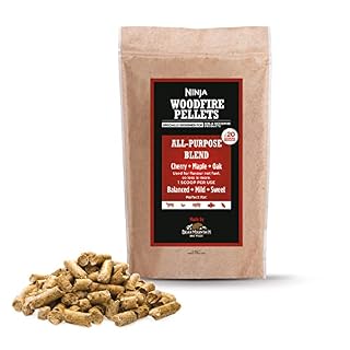 Ninja Woodfire Pellets – Allzweckmischung [XSKOGAPLT2EU] 900g, Offizielle Ninja Woodfire Pellets