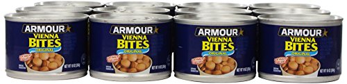 Armour Star Vienna Sausage Bites, Original Flavor, 10 OZ (Pack of 12)