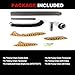 Autodevil Timing Chain Kit 5.5L 4.7L 3.5L 3.0L Fit for C300 08-12 for C350 06-11 for E350 ML350 06-11 for GLK350 2010-2012 for G550/S400/GL450/SL550/C350/CLS550/GL550/ML450 Car Engine Repair Parts