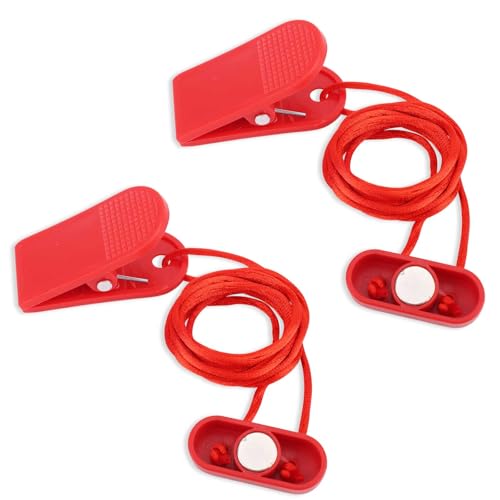 Clé de sécurité tapis de course aimant d'arrêt d'urgence universel 4,2x1,7cm