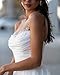 Zymhae Strapless White Long Wedding Dresses for Bride Organza Floor Length 2025 Backless Lace Up A Line Strapless Formal Party Dress US14