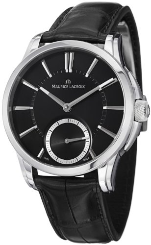 Maurice Lacroix Pontos Classical Petite Seconde Black Dial Watch PT7558-SS001-330