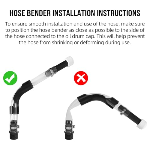 Image of Calvana Racing Fuel Jug Hose 3044 Replacement Kit with 2 Fuel Hoses, 2 Elbow Adapters,Compatible with VP Racing Fuel Jug,5.5 and 10 Gallon Fuel Cans,Diesel Fuel Can,Dirt Bike & Motorcycle Accessories