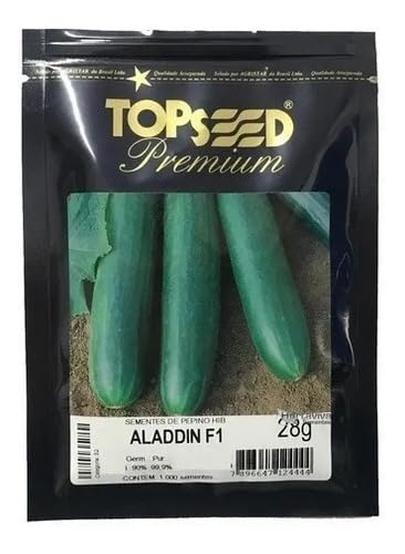 Semente De Pepino Híbrido Aladdin Topseed 1000 Sementes