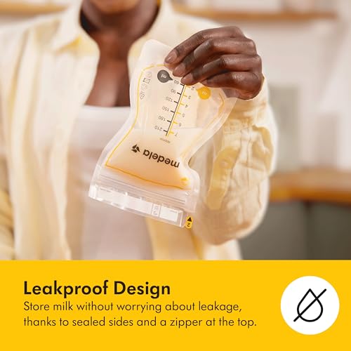 medela easy pour breastmilk storage bags 100 count 7oz210ml disposable leakproof fast freeze breast milk protection recyclable amp bpa free