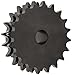 Martin Roller Chain Sprocket, Hardened Teeth, Reboreable, Type B Hub, Double Strand, 60 Chain Size, 0.75" Pitch, 18 Teeth, 1" Bore Dia., 4.703" OD, 3.5" Hub Dia., 1.341" Width