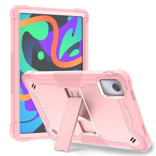 Étui Lenovo Tab M11 2024 coque antichoc or rose avec support