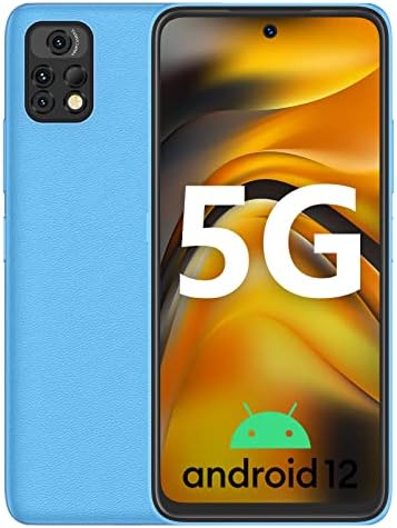 UMIDIGI A13 Pro 5G Cell Phone Unlocked (8GB+128GB), 6.5 inch, Android 12, Dual SIM 5G Mobile Phone, 5150mAh Large Battery, 48MP+24MP+5MP Camera, 5G Dual SIM GSM Volte Unlocked Smartphone, 18W, NFC
