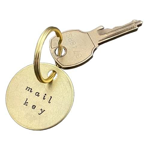 Mail Keychain Metal Key Label Identifier Tags with