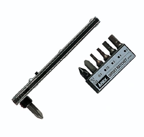 アネックス(ANEX) ラチェットドライバー オフセット ストレート型 ビット7本組 No.417 Amazon | アネックス(ANEX) ラチェットドライバー オフセットタイプ