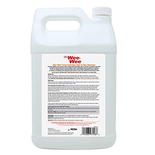 Image of Four Paws Wee-Wee Pet Stain and Odor Eliminator for Urine Stains 128 Ounces