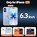 Temdan for iPhone 17 Case Clear with Screen Protector, [Compatible with Magsafe][Anti-Yellowing][Military-Grade Protection] Shockproof Slim Magnetic Phone Case Cover, Transparent
