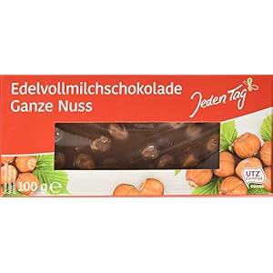 Jeden Tag Schokolade Ganze Nuss, 100 g