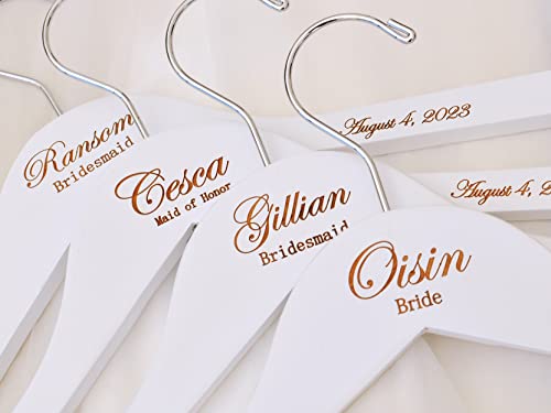 Bride Hanger, Wedding Hanger, Personalized Bride Hanger, Mr & Mrs Hanger, Custom Hanger, Honorary Maid, Bridesmaid, Dress Hanger, Wedding Anniversary, Wedding Gift #TOP5