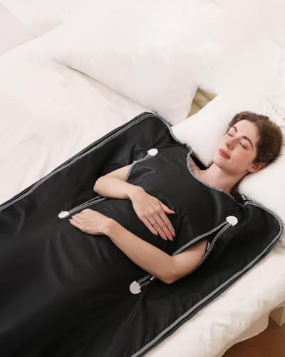 EHINI Sauna Blanket for Home Use，20-60 Minutes Timer, 6 ft