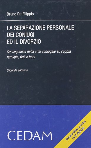 Separazione personale dei coniugi ed il divorzio
