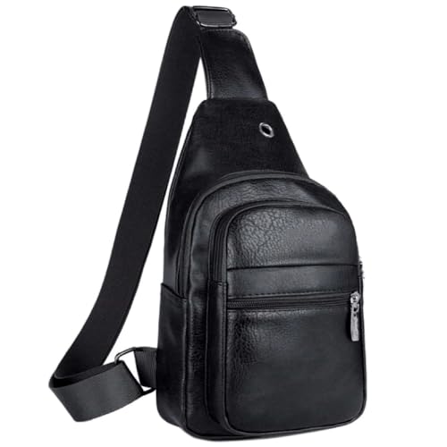 Shoulder Bag Mochila Transversal Bolsa Unisex Preto CBRN20607 - Commerce Brasil