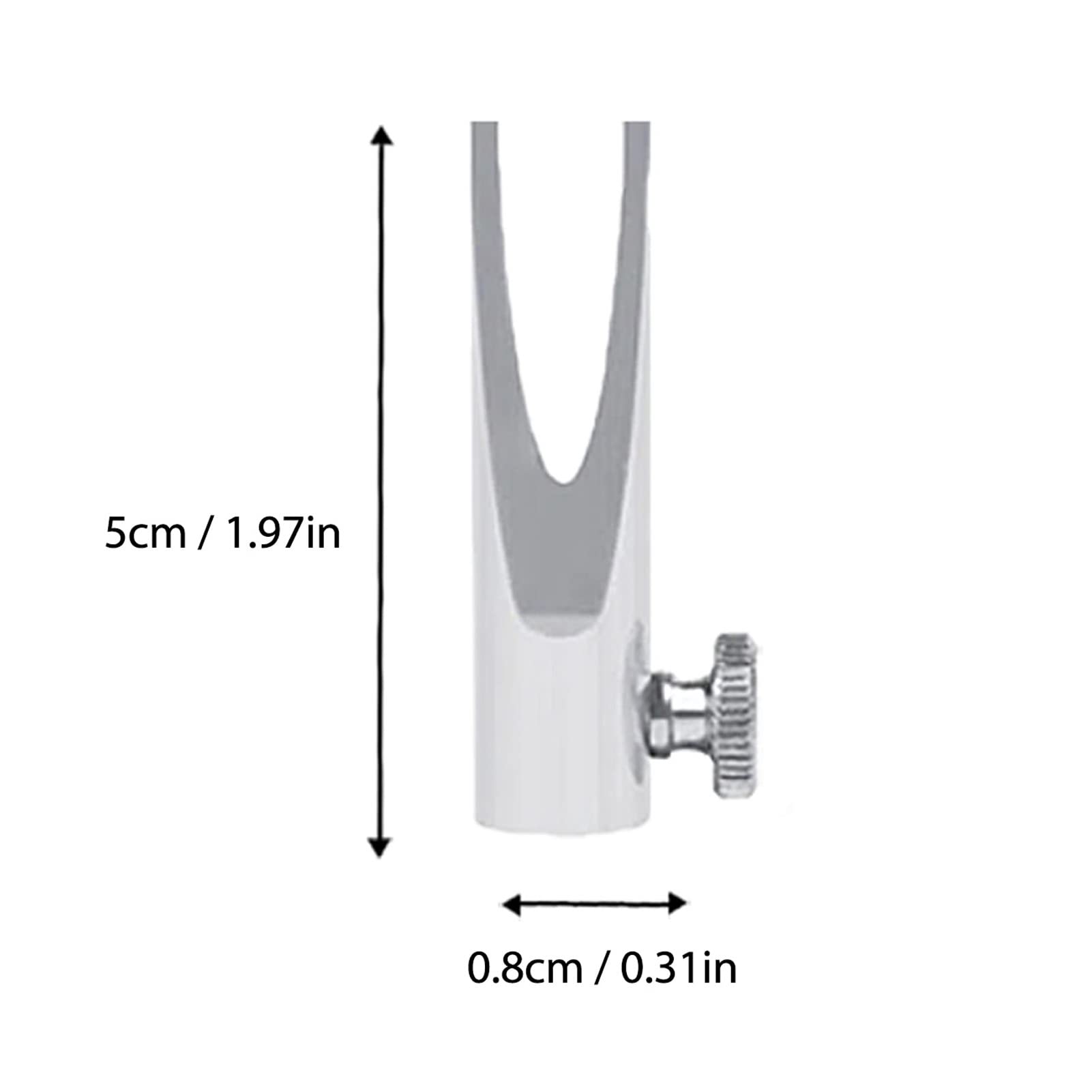 Pongnas Taille-crayon à Sourcils Professionnel en Forme de Bec de Canard, avec Vis et Boîte de Rangement pour une Application Précise du Maquillage (SILVER)