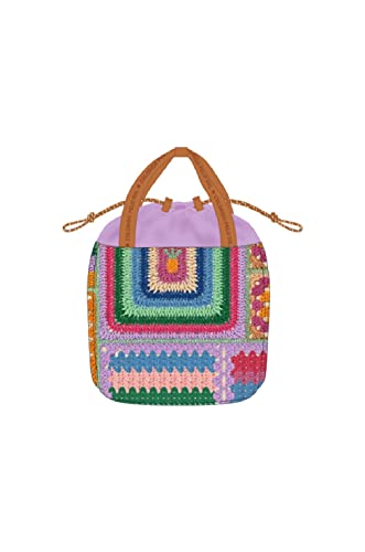 Lancheira Ziriguidum Farm, Feminina Borda Cor, tam. Único