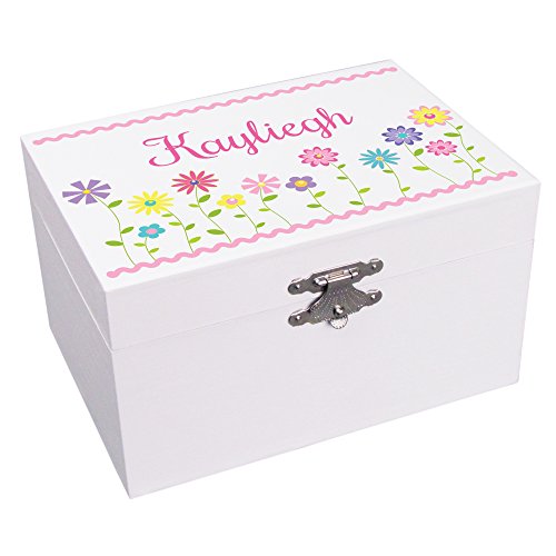 Mybambino Personalized Stemmed Flower Ballerina Jewelry Box #TOP15