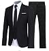 Traje de Hombre Traje Informal de Negocios de Dos Piezas Traje de...