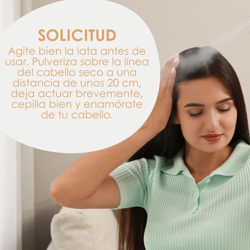 Jean & Len mini champú seco frescor y agarre, sin raíces grasas, sin residuos blancos, fragancia afrutada de mango, para todo tipo de cabellos, tamaño viaje, sin parabenos ni siliconas, vegano, 50 ml - imagen 5