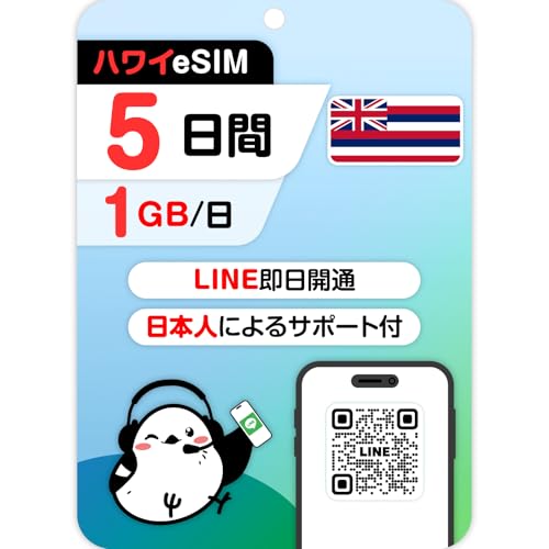 �y�n���C eSIM�z5���� 1GB/�����b�f�[�^�ʐM��p (���{�l�ɂ��LINE�T�|�[�g)�bVerizon/T-Mobile �bLINE�ő������s�b�L������90�� �n���C���s�E�o������ (�n���CeSIM)�beSIM-san(���[���ނ���)