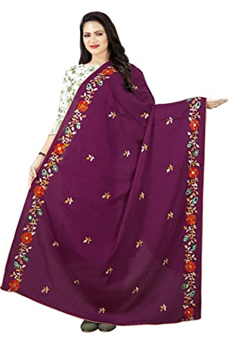 Hijab for Women Traditional Embroidered 100% Rayon Cotton Soft Scarf Long Skin-Friendly Namaz Hijab Wrap Scarves