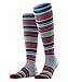 Burlington Stripe M KH Calzini, Blu (Dark Blue Melange 6688), 40-46 Uomo