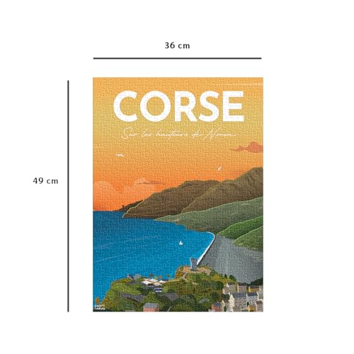 Puzzle 500 pièces : Affiche de la Corse Louis 'Affiche Ravensburger Nathan - vue 8