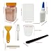 Woohome 12 PCS Miniature Brick Silicone Mold Scale Brick Making Tool Kit Miniature Wall Bricks Tiny Red Bricks Crafts Kit for Mini Garden Sand Table Landscape Building Accessories