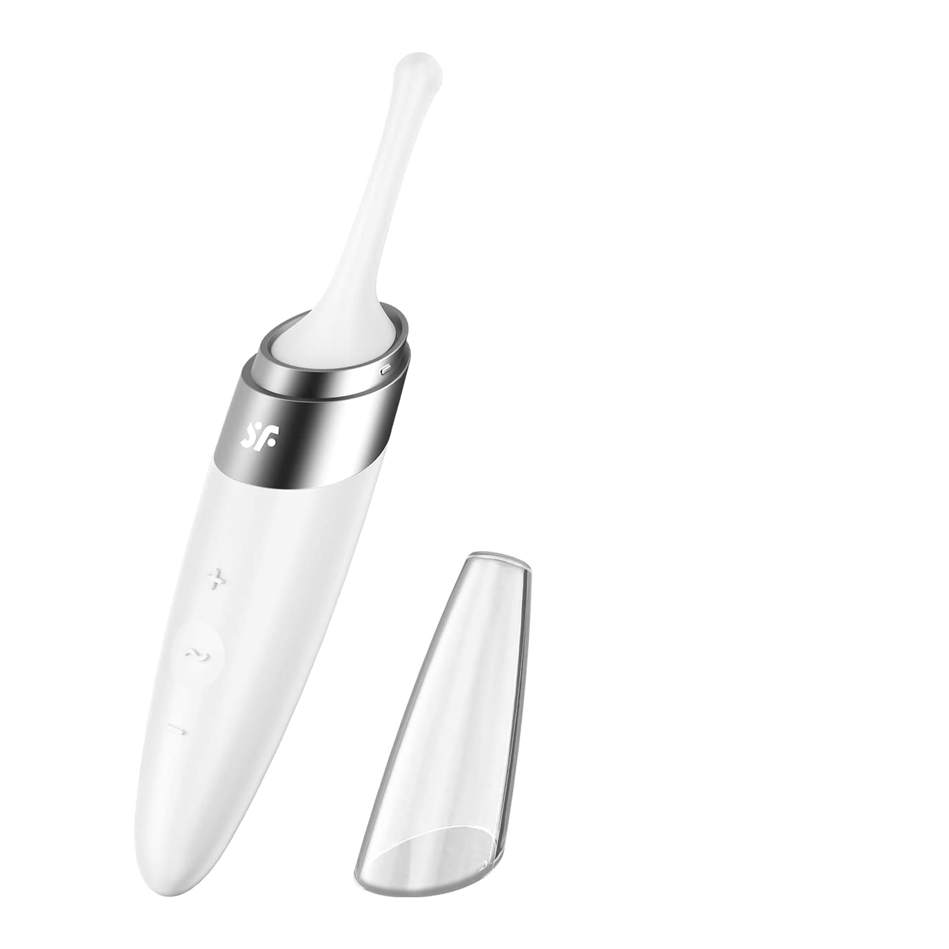 Satisfyer Women's White Twirling Delight Tip Vibrator | Waterproof (Ipx7) & Rechargeable Vibrator | Medical-Grade Silicone | Adult Sex Toy For | Silent Massager For Clitoris In