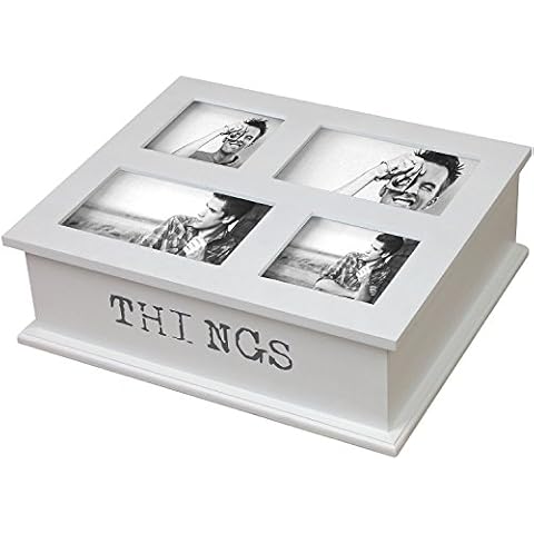Caja de madera decorativa con galería de fotos Wohaga 'Things' Cover