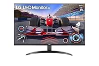 LG 32UR500, 32 inch 4K (3840 x 2160) Display DCI-P3 90%, 4ms, HDMI, HDR10, AMD FreeSync, 2x5W SPK, On Screen Control, Black