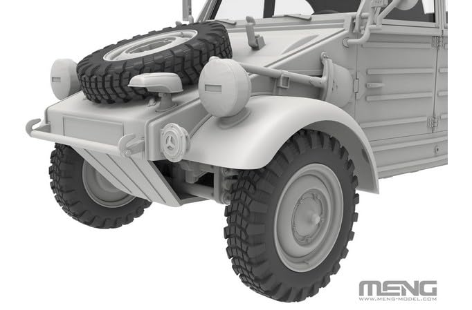 Meng Model 1:35 - Alemán Pkw.K1 tipo 82 frente oriental
