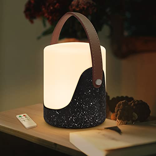 GGOO Lampe de Table Extérieure Gradable RGB Lampe de Table Sans Fil 8 Couleurs avec Télécommande Portable Lampe de Table pour Exterieure Jardin Salon Terrasse Lanterne Intérieure Cover