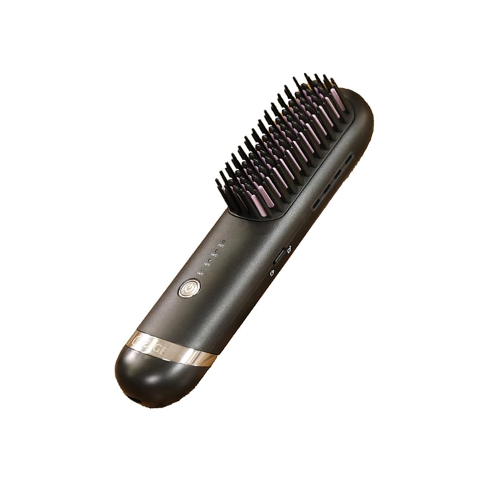 CREAGE ブラシヘアアイロン CR-09B Amazon.co.jp: クリアージュ コードレスヘアアイロンブラシ