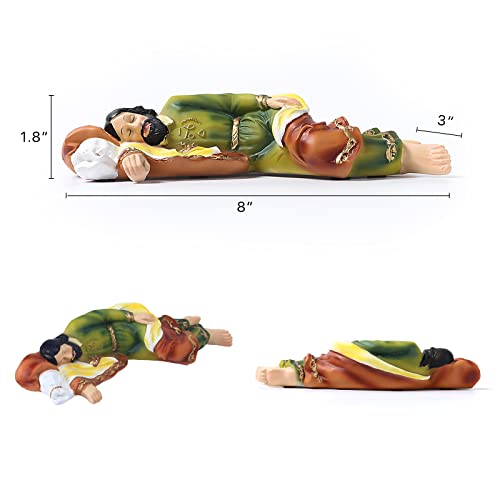 Estatua de San José Dormido de 8 pulgadas miniatura 2