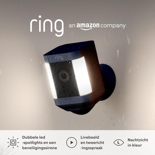 Ring Spotlight Cam Plus Wired | 1080p HD Video, Two-Way Talk