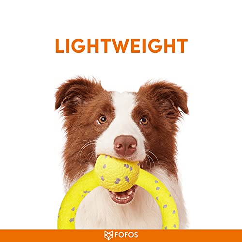 Image of BarkButler x FOFOS Super Puller Tug Toy - Chew Toys for Dogs, Dog Toys for Large Dogs (5-40kgs) - Yellow & Grey
