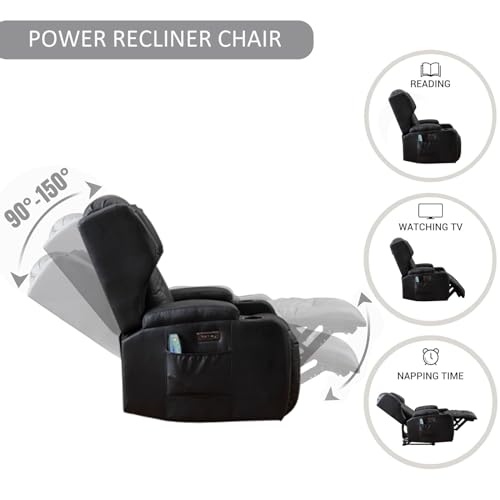 Rvpowerloveseatreclinerchairsetletherwallhuggerrecliningsofawithconsoledoublehometheaterseatingwithmassageandheat2personcouchrvfurnitureforlivingroomblack Urban Country Home Decor Rv power loveseat recliner chair set lether wall hugger reclining sofa with console double home theater seating with massage and heat 2 person couch rv furniture for living room black urban country home decor