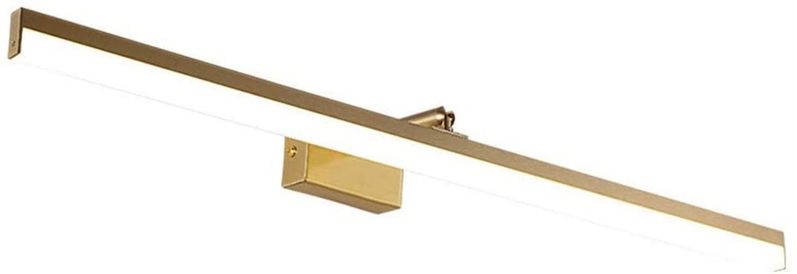 Applique murale moderne intérieur cuivre LED toilette salle de bain 60cm