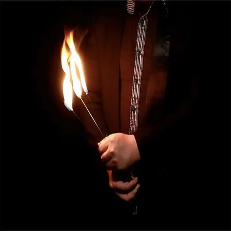 Mnożenie pochodni do róż magiczne sztuczki scena ulica magia ogień do kwiatu magiczna iluzja sztuczki rekwizyty akcesoria magiczne dla magów