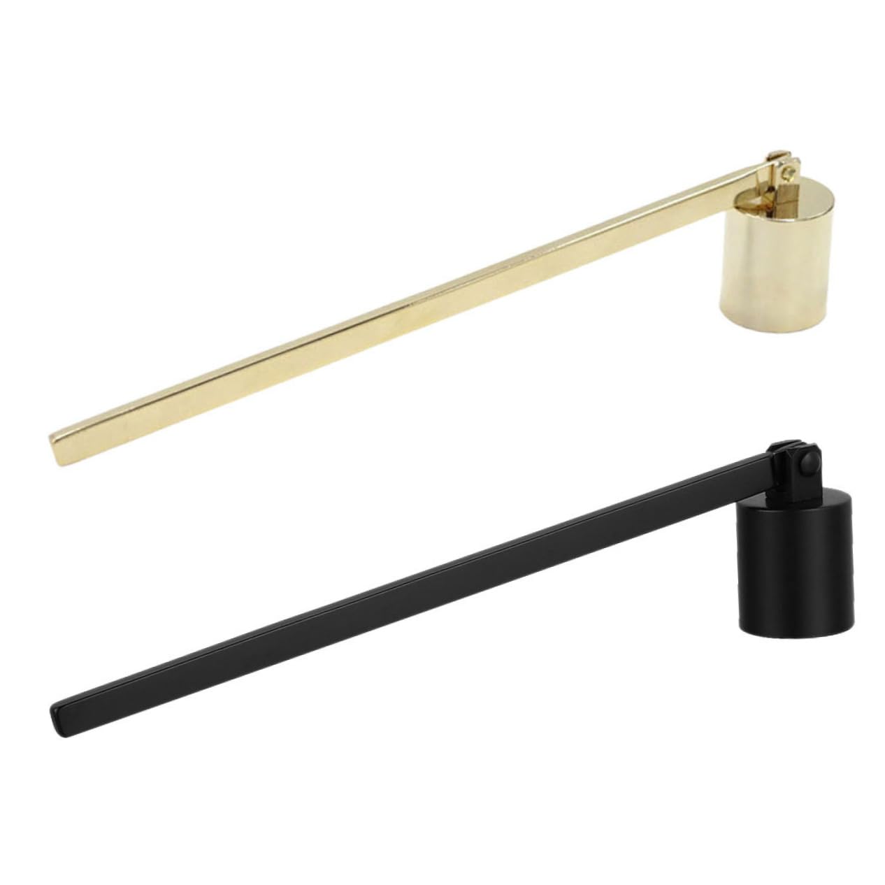 GREENADSCAPE 2 Pcs Candle Snuffer Stainless Steel Long Handle Extinguisher Candle Fixing Tool for Vintage Decorative Accessories