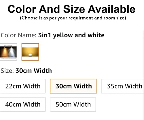 Image of Crystal Glass Octagonal Bead Chandelier /Ceiling with 2 Watt 4 LED Color for Banquet Hall, Living Room, Restaurants, Temples (Light Color: Warm White, White and Yellow, Width: 40 cm).