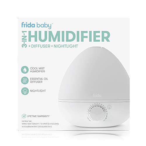 3-in-1 Luchtbevochtiger met diffuser en nachtlampje door Frida Baby - Afbeelding 6