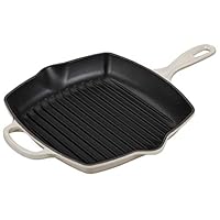 Bistecchiera Le Creuset In Ghisa - 36cm Nero Matt - Manico In Silicone Rimovibile - Made In France - Foto 9