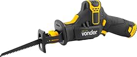 Serra Sabre, Bateria 12 V, Fonte Bivolt Automático, Ssv 122, Vonder