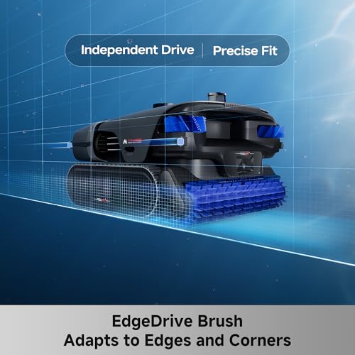 Image of Mova Rover X10 Cordless Robotic Pool Cleaner, 7-in-1 Cleaning, AquaScan LDS Mapping & Precise PoolNavi, Smart Surface Parking, 10,000 GPH Suction, EdgeDrive Brush, Skimmer with Real-time App Control